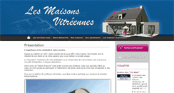 Desktop Screenshot of les-maisons-vitreennes.com