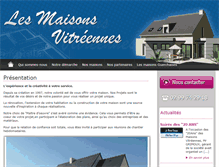 Tablet Screenshot of les-maisons-vitreennes.com